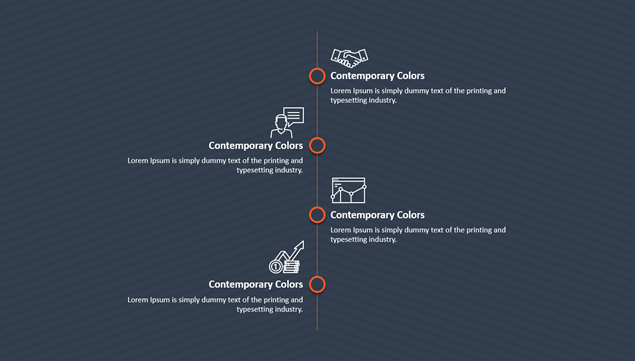 投影设计元素 欧美风精美商务PPT模板推荐